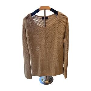 BANANA REPUBLIC Open-Stitch Pullover Sweater Women's